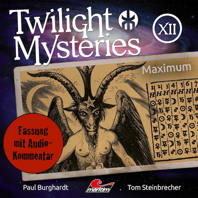 Twilight Mysteries, Die neuen Folgen, Folge 12: Maximum (Fassung mit Audio-Kommentar) Book cover for Twilight Mysteries, Die neuen Folgen, Folge 12: Maximum (Fassung mit Audio-Kommentar)