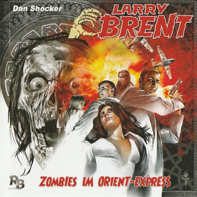 Boekomslag van Larry Brent, Folge 2: Zombies im Orient-Express
