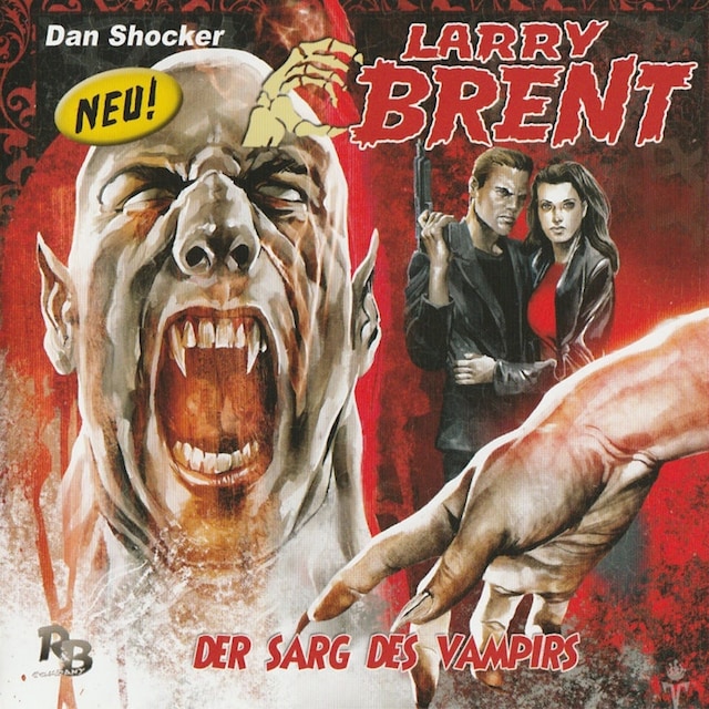 Boekomslag van Larry Brent, Folge 6: Der Sarg des Vampirs