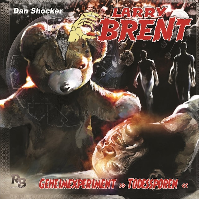Boekomslag van Larry Brent, Folge 25: Geheimexperiment "Todessporen"