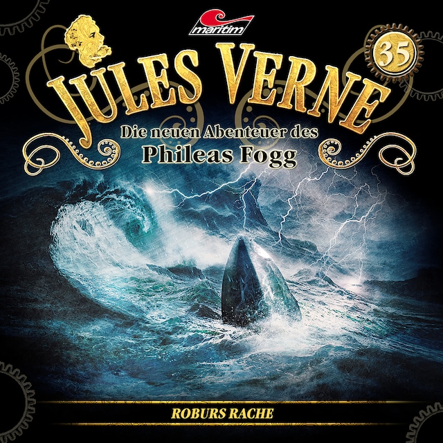 Buchcover für Jules Verne, Die neuen Abenteuer des Phileas Fogg, Folge 35: Roburs Rache