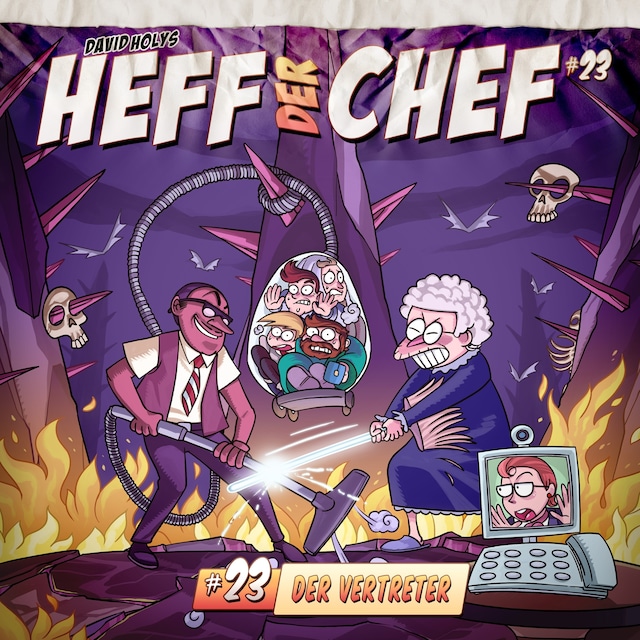 Book cover for Heff der Chef, Folge 23: Der Vertreter
