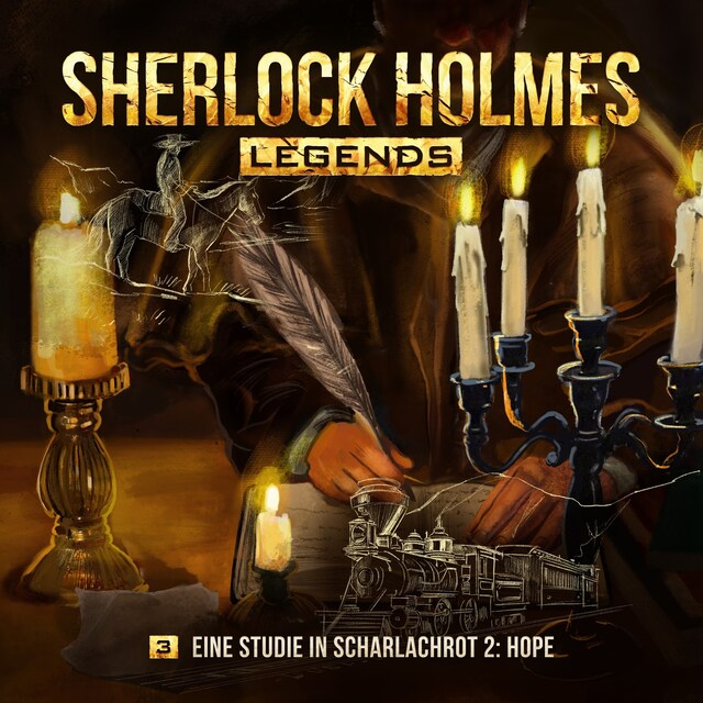 Portada de libro para Sherlock Holmes Legends, Folge 3: Eine Studie in Scharlachrot II: Hope