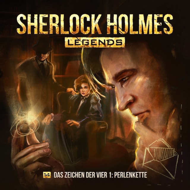 Couverture de livre pour Sherlock Holmes Legends, Folge 14: Das Zeichen der Vier I: Perlenkette