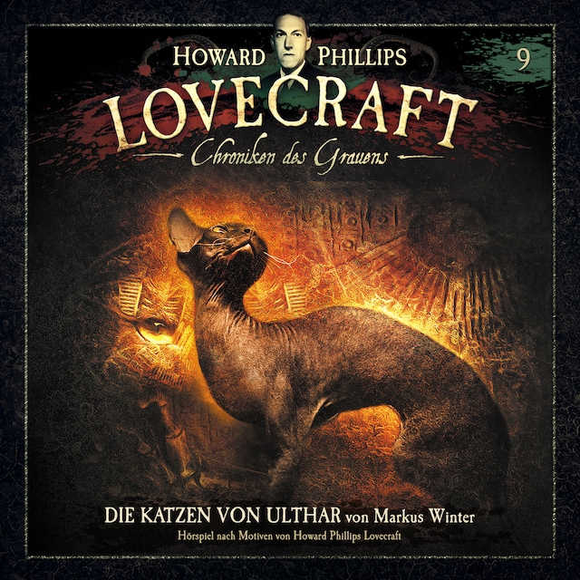 Book cover for Lovecraft - Chroniken des Grauens, Akte 9: Die Katzen von Ulthar