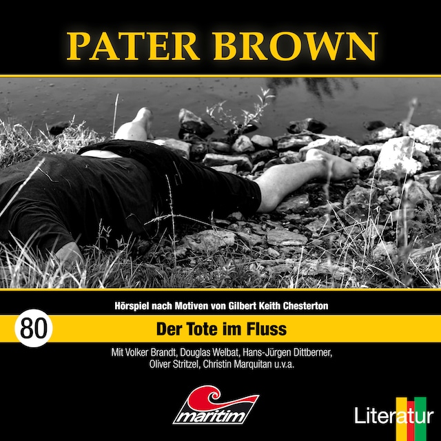 Portada de libro para Pater Brown, Folge 80: Der Tote im Fluss