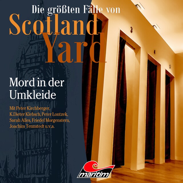 Book cover for Die größten Fälle von Scotland Yard, Folge 59: Mord in der Umkleide