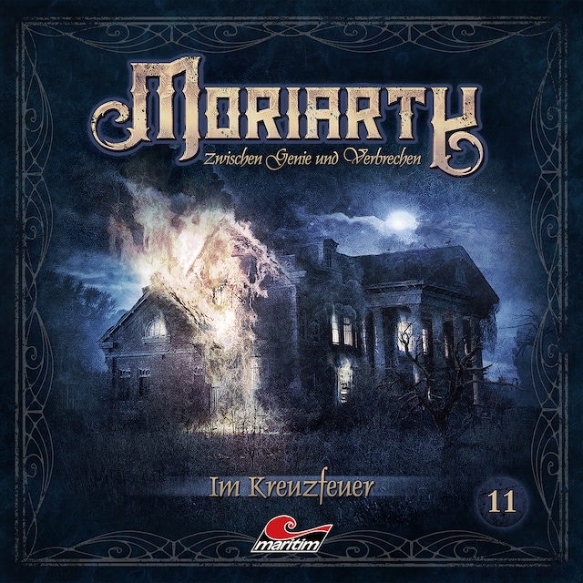 Book cover for Moriarty, Folge 11: Im Kreuzfeuer