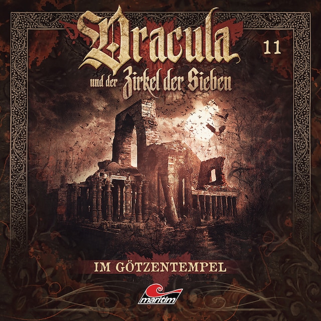 Copertina del libro per Dracula und der Zirkel der Sieben, Folge 11: Im Götzentempel