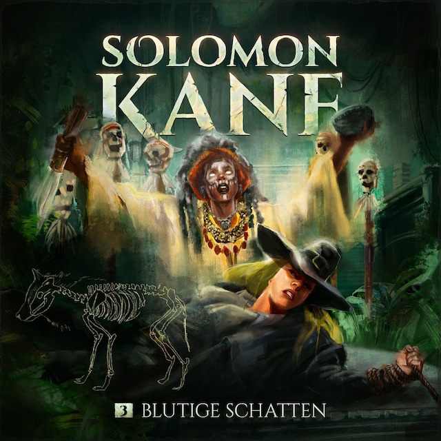 Boekomslag van Solomon Kane, Folge 3: Blutige Schatten