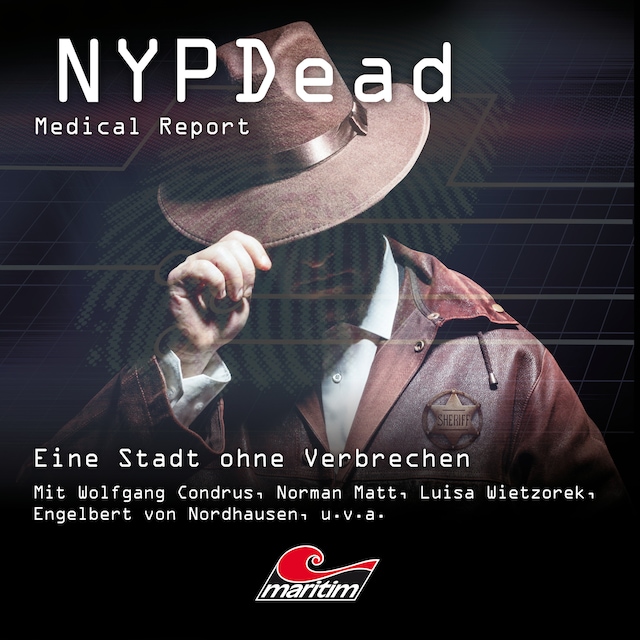Book cover for NYPDead - Medical Report, Folge 15: Eine Stadt ohne Verbrechen