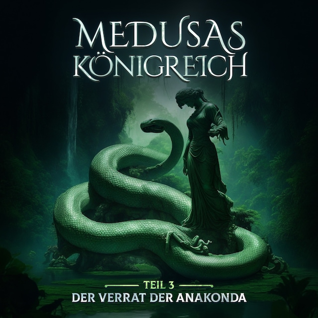 Kirjankansi teokselle Medusas Königreich, Teil 3: Der Verrat der Anakonda