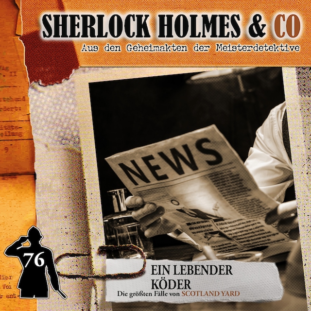 Buchcover für Sherlock Holmes & Co, Folge 76: Ein lebender Köder