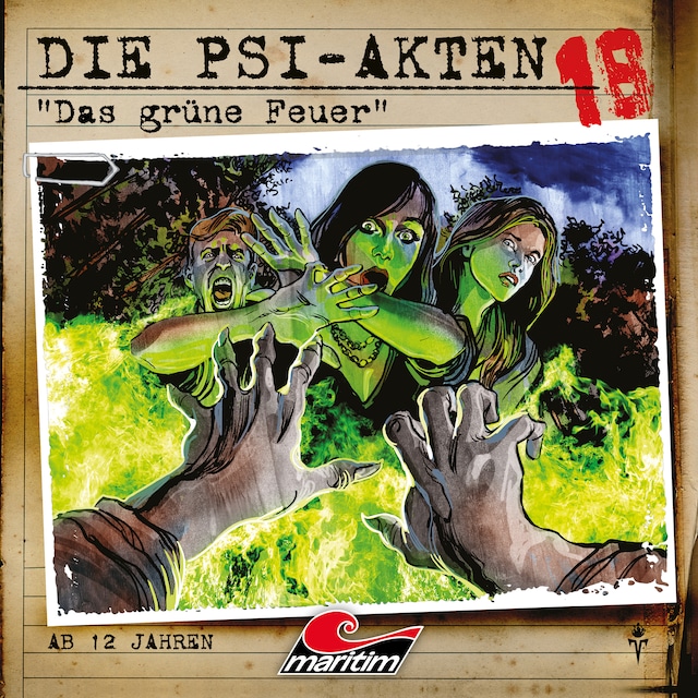 Book cover for Die PSI-Akten, Folge 18: Das grüne Feuer