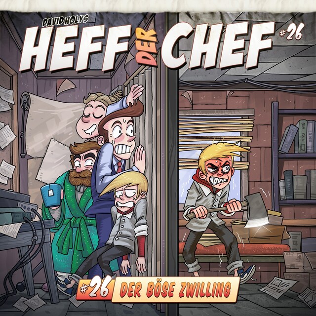 Couverture de livre pour Heff der Chef, Folge 26: Der böse Zwilling