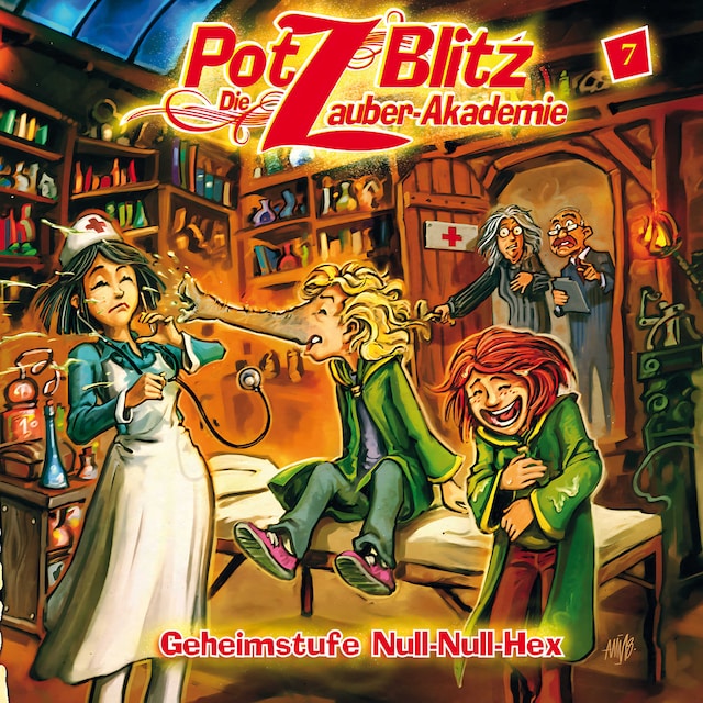 Couverture de livre pour Potz Blitz - Die Zauber-Akademie, Folge 7: Geheimstufe Null-Null-Hex