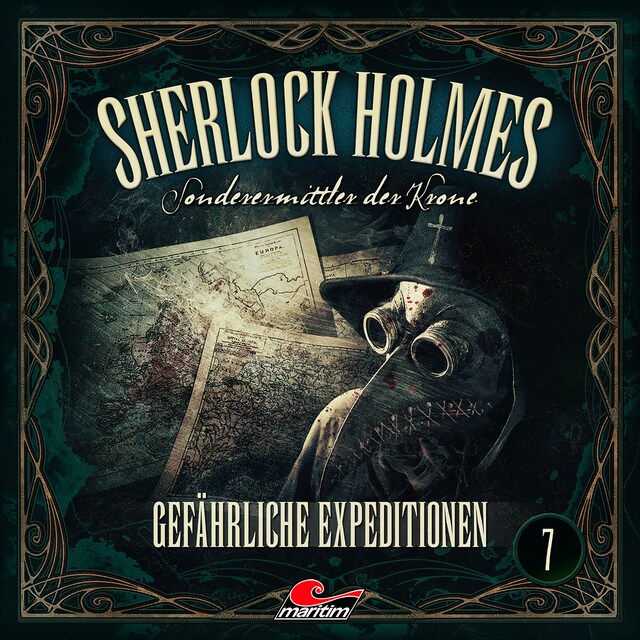 Boekomslag van Sherlock Holmes, Sonderermittler der Krone, Folge 7: Gefährliche Expeditionen