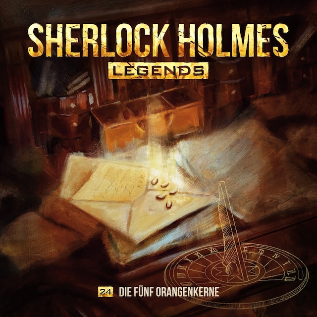 Portada de libro para Sherlock Holmes Legends, Folge 24: Die fünf Orangenkerne