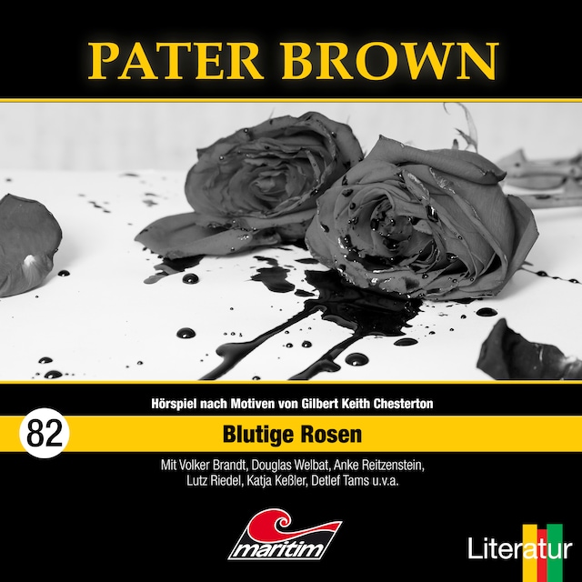 Buchcover für Pater Brown, Folge 82: Blutige Rosen