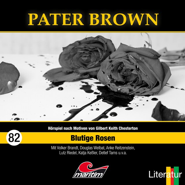 Buchcover für Pater Brown, Folge 82: Blutige Rosen