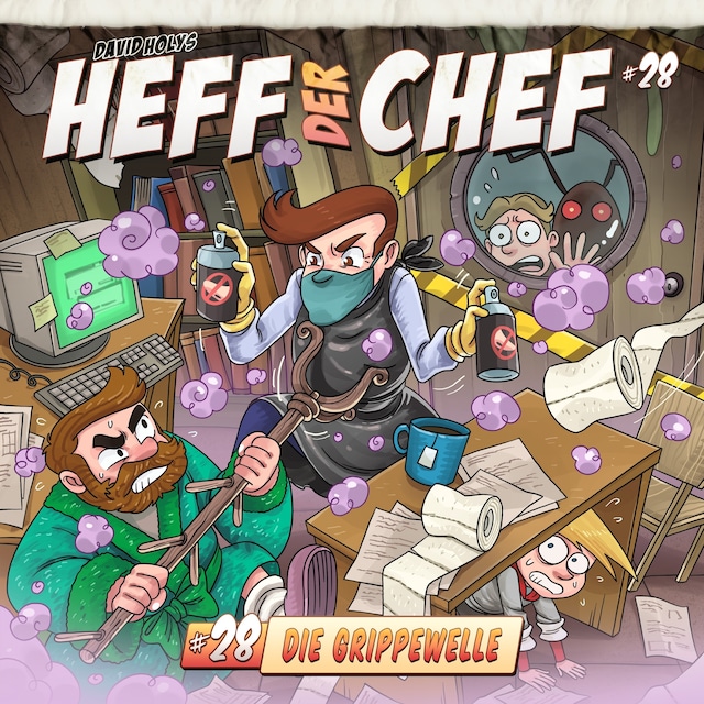 Book cover for Heff der Chef, Folge 28: Die Grippewelle