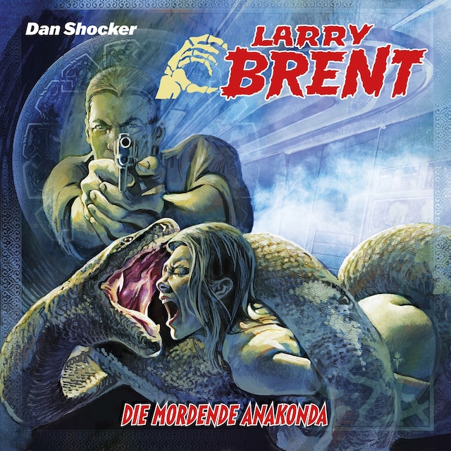 Boekomslag van Larry Brent, Folge 53: Die mordende Anakonda