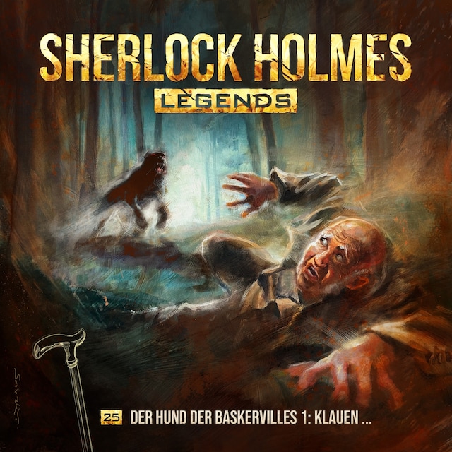 Book cover for Sherlock Holmes Legends, Folge 25: Der Hund der Baskervilles 1: Klauen...
