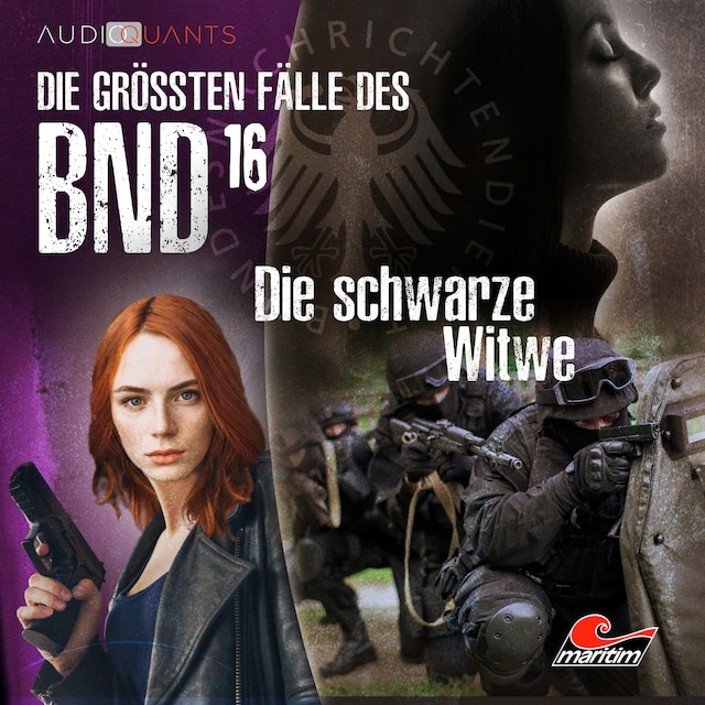 Book cover for Die größten Fälle des BND, Folge 16: Die schwarze Witwe