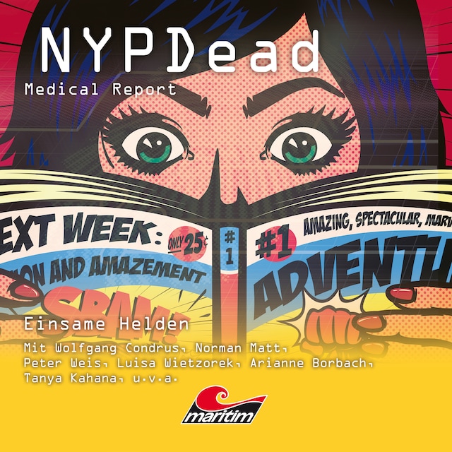 Book cover for NYPDead - Medical Report, Folge 17: Einsame Helden