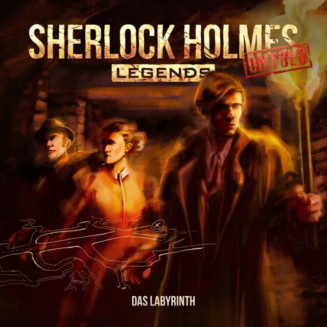 Okładka książki dla Sherlock Holmes Legends, Untold, Folge 5: Das Labyrinth