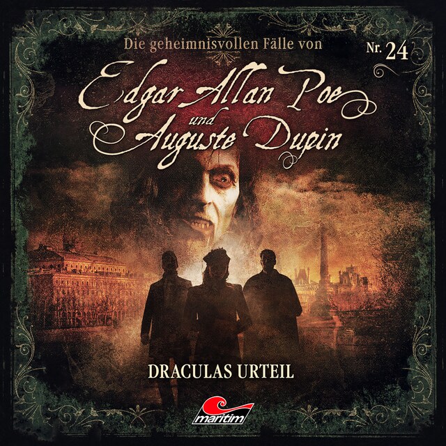 Book cover for Edgar Allan Poe & Auguste Dupin, Folge 24: Draculas Urteil