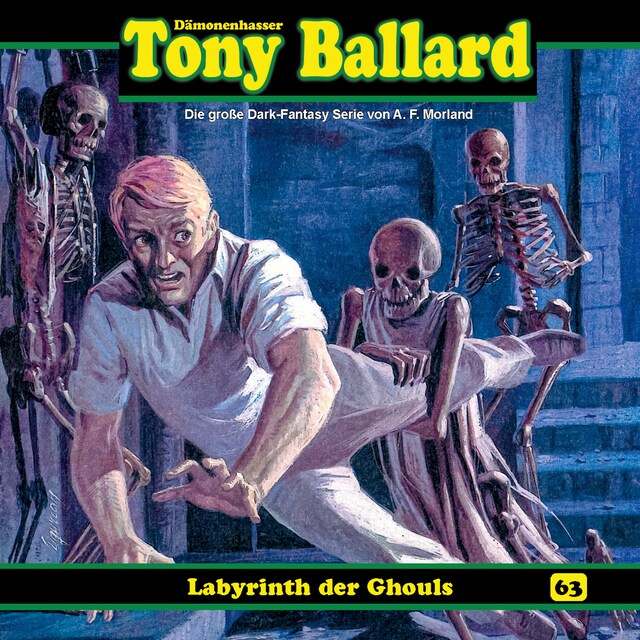 Kirjankansi teokselle Tony Ballard, Folge 63: Labyrinth der Ghouls