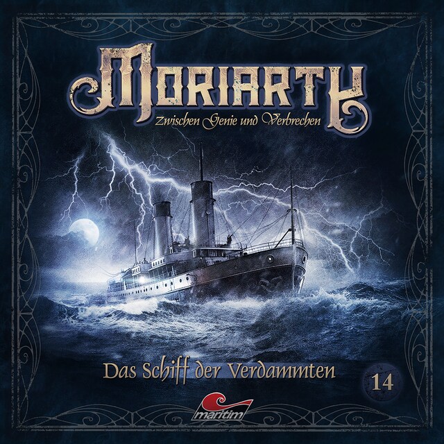 Couverture de livre pour Moriarty, Folge 14: Das Schiff der Verdammten