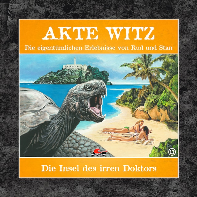 Book cover for Akte Witz, Folge 11: Die Insel des irren Doktors