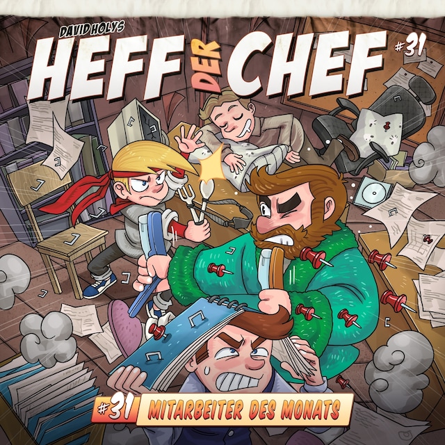 Couverture de livre pour Heff der Chef, Folge 31: Mitarbeiter des Monats