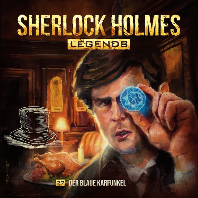 Copertina del libro per Sherlock Holmes Legends, Folge 27: Der blaue Karfunkel