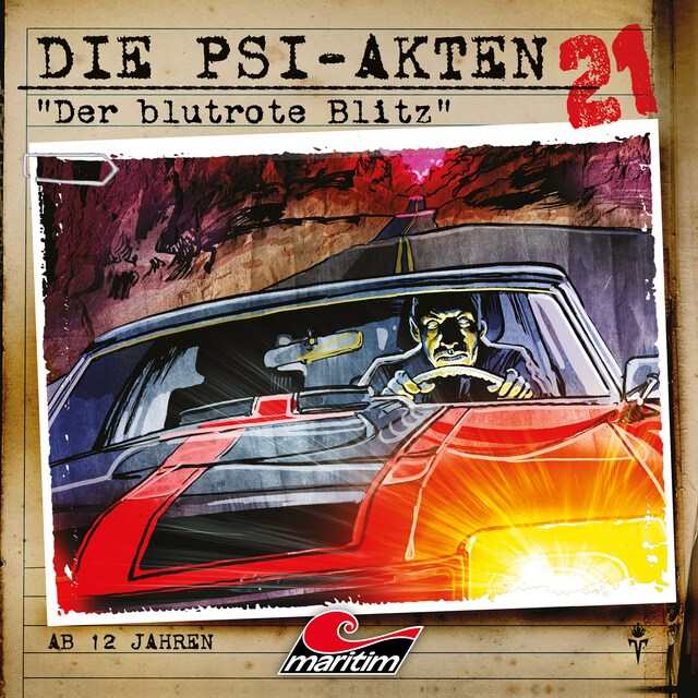 Buchcover für Die PSI-Akten, Folge 21: Der blutrote Blitz