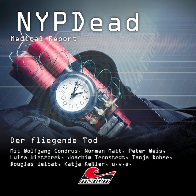 Boekomslag van NYPDead - Medical Report, Folge 19: Der fliegende Tod