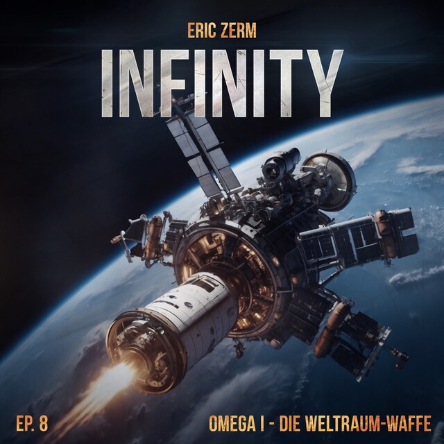 Book cover for Infinity, Episode 8: Omega I - Die Weltraum-Waffe