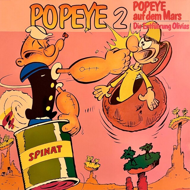 Popeye, Folge 2: Popeye auf dem Mars / Die Entführung Olivias (ungekürzt) Buchcover für Popeye, Folge 2: Popeye auf dem Mars / Die Entführung Olivias (ungekürzt)