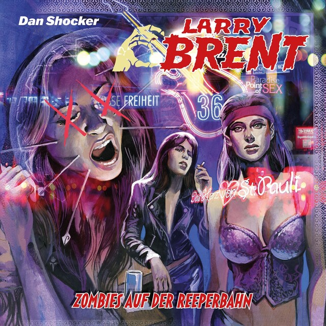 Larry Brent, Folge 59: Zombies auf der Reeperbahn (ungekürzt) Book cover for Larry Brent, Folge 59: Zombies auf der Reeperbahn (ungekürzt)