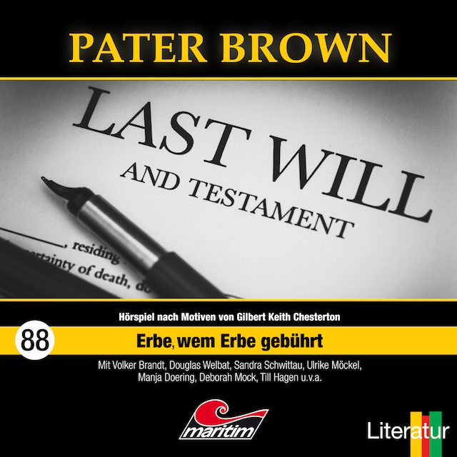Okładka książki dla Pater Brown, Folge 88: Erbe, wem Erbe gebührt (ungekürzt)