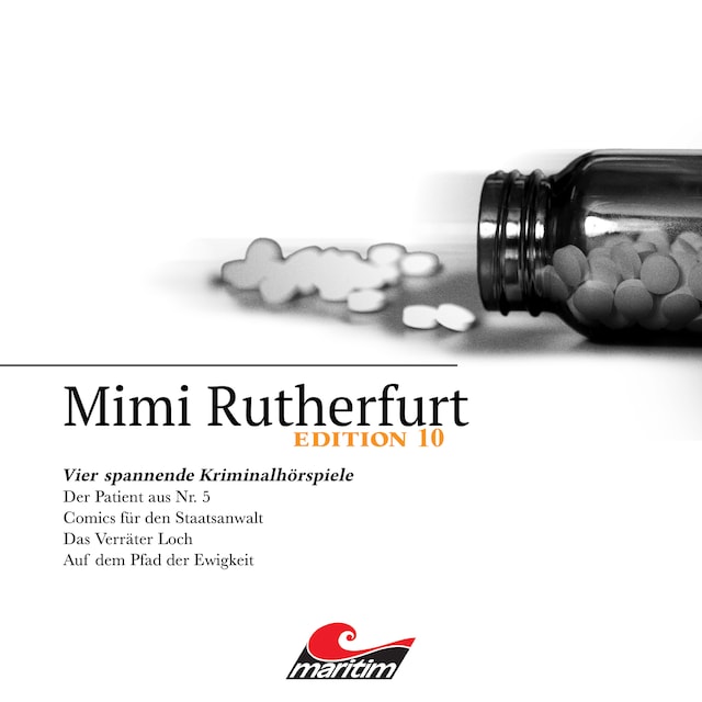 Okładka książki dla Mimi Rutherfurt, Vier Spannende Kriminalhörspiele - "Mimi Rutherfurt" Edition 10