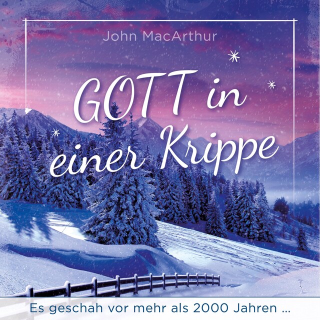 Buchcover für Gott in einer Krippe