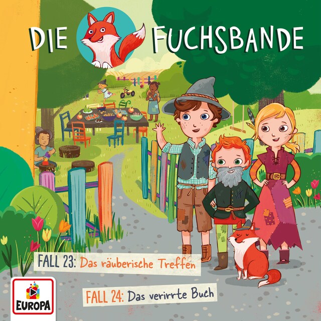 Buchcover für 012/Fall 23: Das räuberische Treffen / Fall 24: Das verirrte Buch