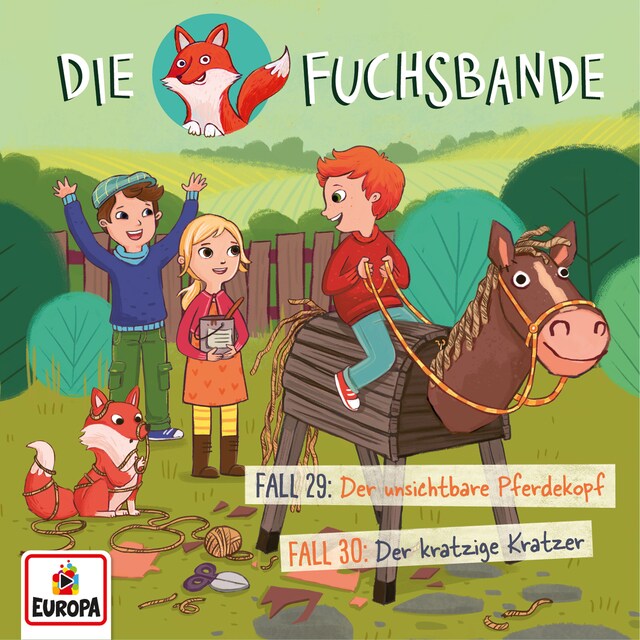 Buchcover für 015/Fall 29: Der unsichtbare Pferdekopf/Fall 30: Der kratzige Kratzer