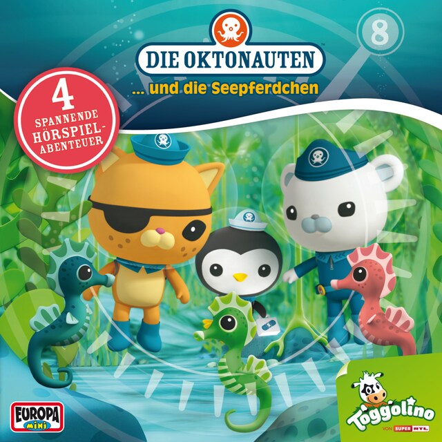 Buchcover für 08/und die Seepferdchen