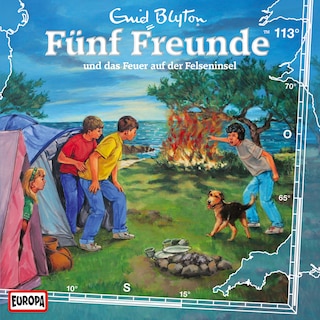 113/und das Feuer auf der Felseninsel als Hörbuch