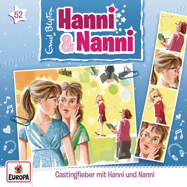 Buchcover für 52/Castingfieber mit Hanni und Nanni