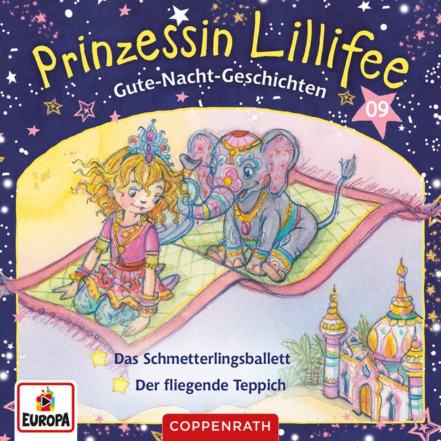 Buchcover für 009/Gute-Nacht-Geschichten Folge 17+18 - Das Schmetterlingsballett/Der fliegende Teppich